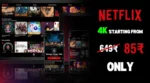 Cheap Netflix accounts with affordable subscription plans and popular shows