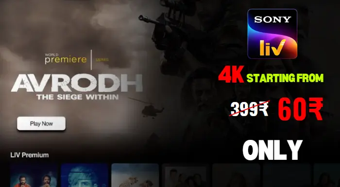 Sony LIV Premium subscription at a cheap price with popular shows and live sports