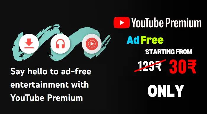 YouTube Premium cheap subscription offer with ad-free videos and exclusive content